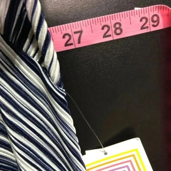 LuLaRoe Waterfall front striped duster/coverup/cardigan,maxi,vertical stripe - Picture 4 of 7